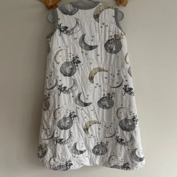 Burt’s Bees Baby Beekeeper sleepsack size medium 6-12 months 1.5 TOG moons - Picture 4 of 6